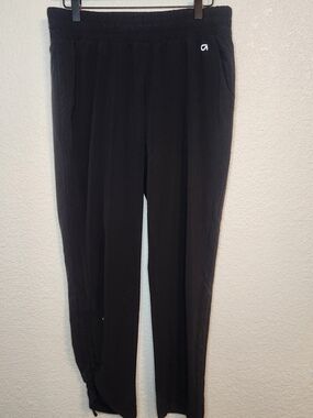 GAP FIT S 198687-00 Studio cinch-leg black pants